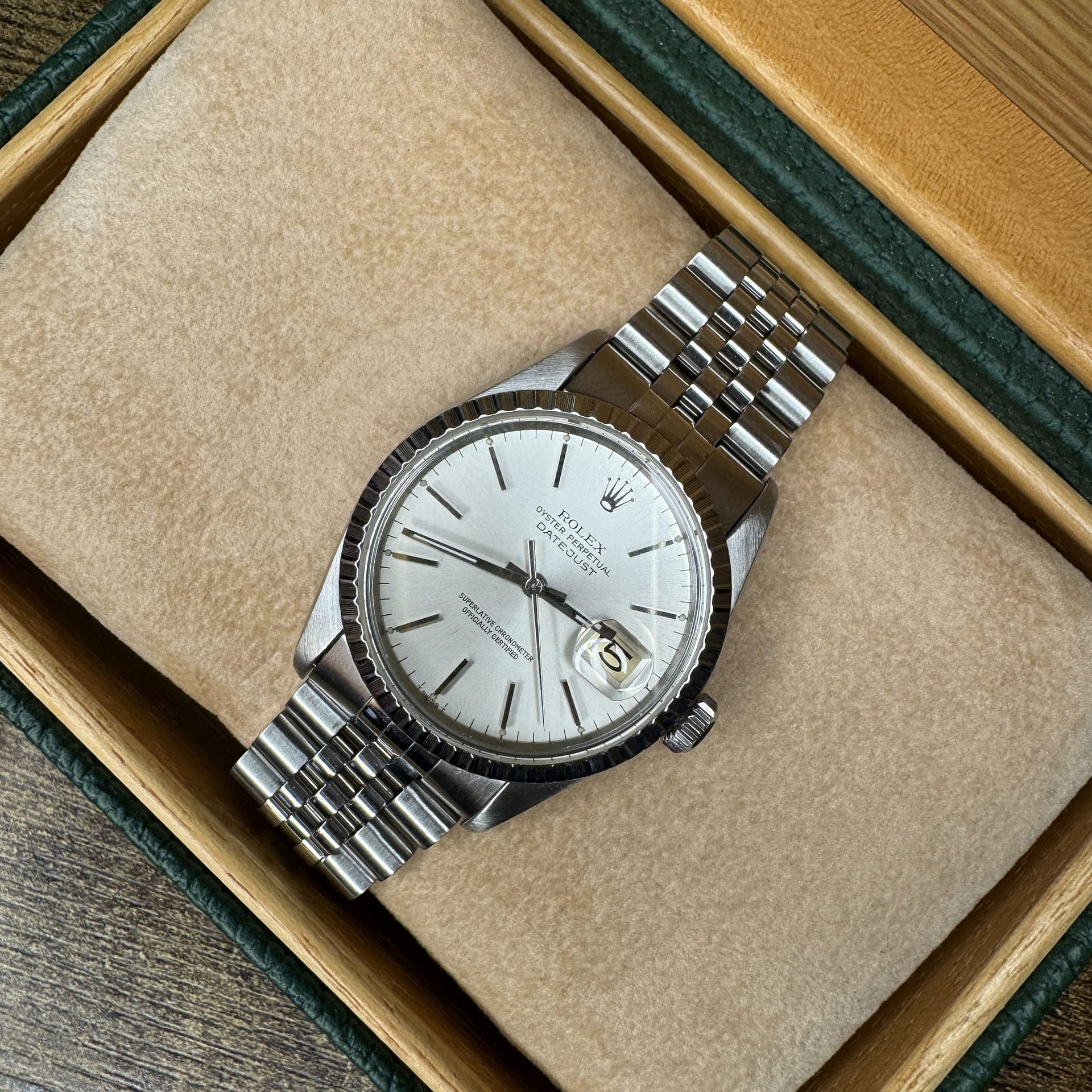 Rolex datejust 36mm online silver